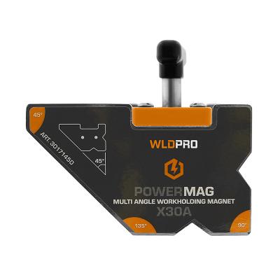 WLDPRO POWERMAG X30A Multivinkel Svetsmagnet med on/off funktion (245N/25kg)